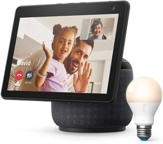 Echo Show 10 (3rd Gen) with Ring A19 Smart LED Bulb