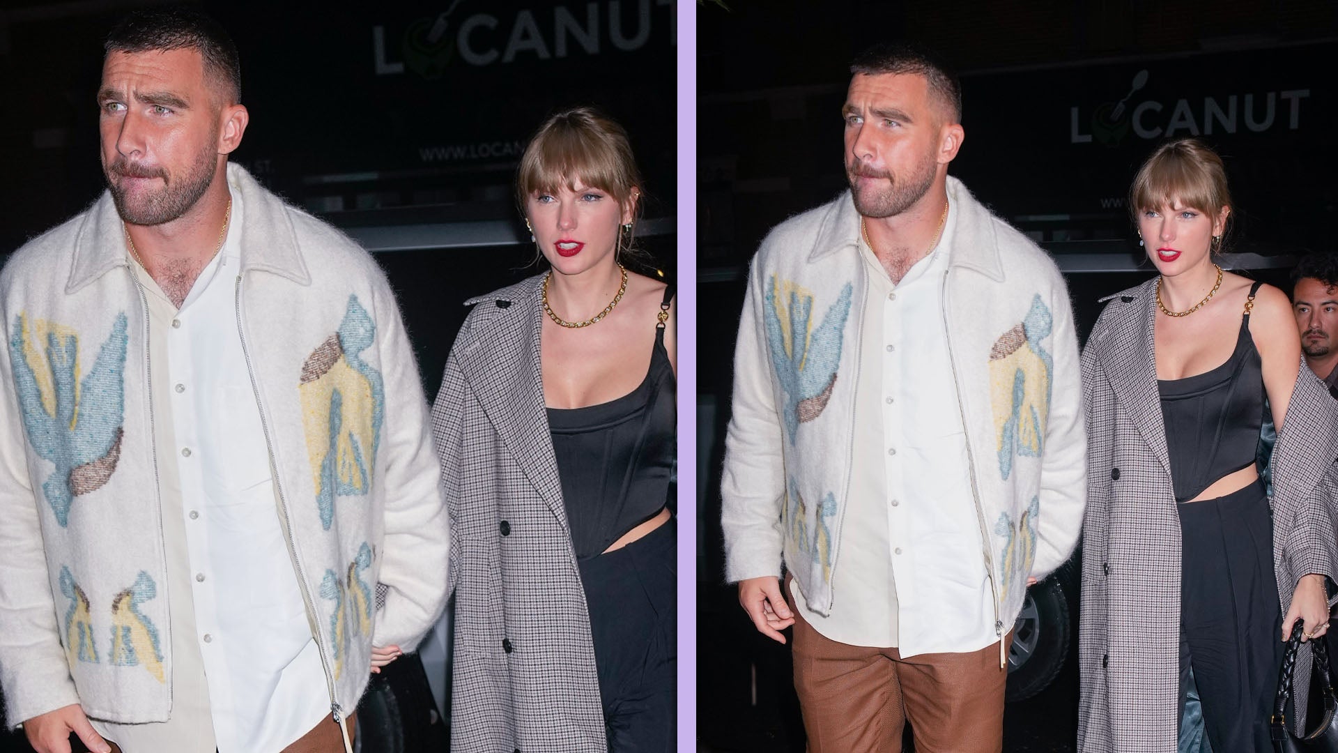 Taylor Swift Fan Brings Travis Kelce Cardboard Cutout to 'Eras Tour' Movie