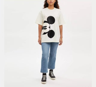 Disney Mickey Mouse Louis Vuitton Fashion Shirt Ladies' Boyfriend