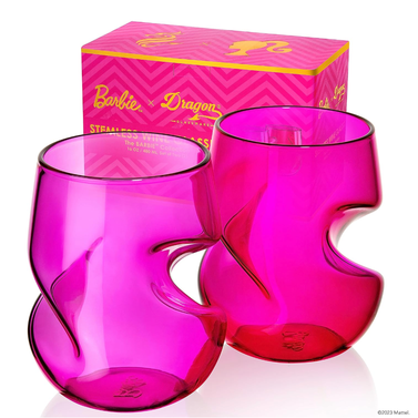 Dragon Glassware x Barbie Stemless Wine Glasses
