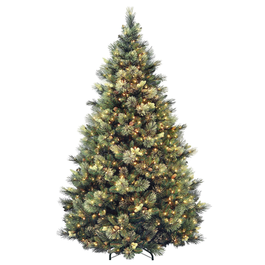National Tree Company Carolina Pine 7.5ft Artificial Holiday Prelit Christmas Tree