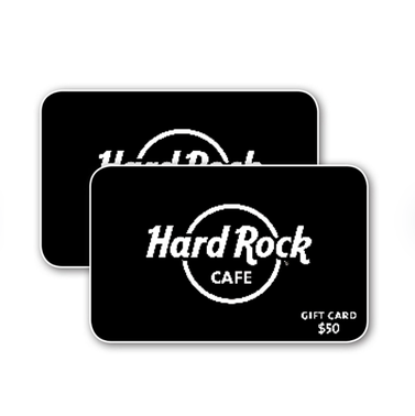 Hard Rock Cafe $100 Value Gift Cards
