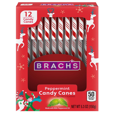 Brach's Bobs Red & White Mint Canes