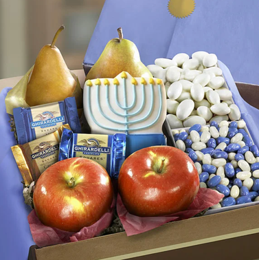 1-800-Baskets.com Hanukkah Fruit and Sweets Box