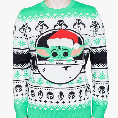 Star Wars The Mandalorian Baby Yoda Ugly Christmas Sweater