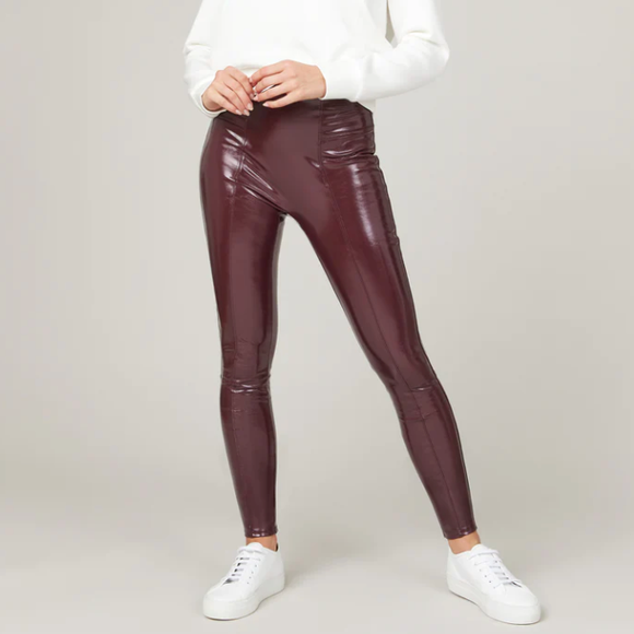 Spanx's New Fleece-Lined Leather Leggings Will Become Your New Fall Style  Staple
