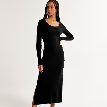 Abercrombie and Fitch Long-Sleeve Maxi Sweater Dress