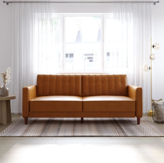 DHP Pin Tufted Transitional Futon and Sofa Bed