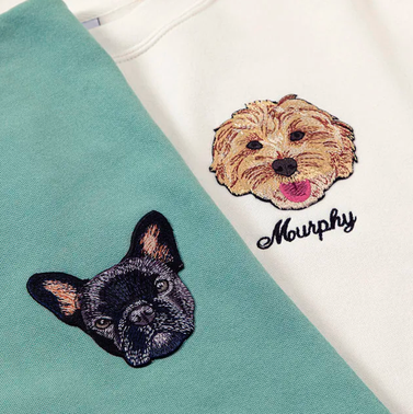 Kyndall & Jake Chambers Custom Pet Embroidered Sweatshirt