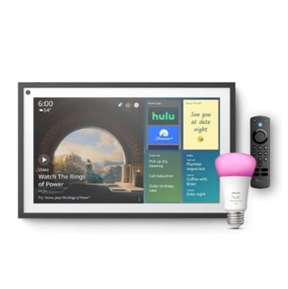 Echo Show 15 with Philips Hue Smart Color Bulb