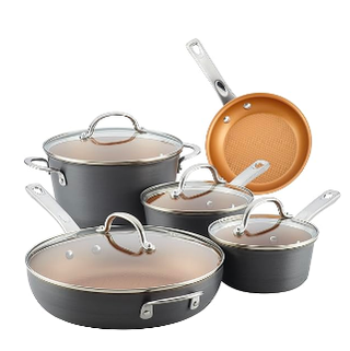 Ayesha Curry Anodized Nonstick Cookware Pots and Pans Set