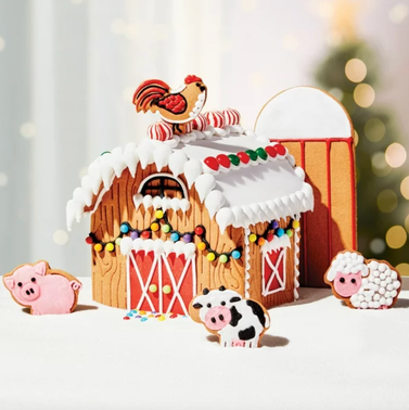 Holiday Create A Treat Gingerbread Barn Cookie Kit