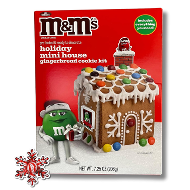 M&M's Holiday House Gingerbread Cookie Decorating Kit