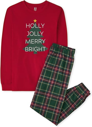The Children's Place Kids' Family Matching Festive Christmas Pajama Sets