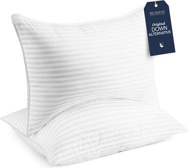 Beckham Hotel Collection Bed Pillow - Set of 2 Standard Size Pillows