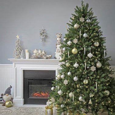 National Tree Company Pre-Lit Artificial Full Christmas Tree, 6 ft