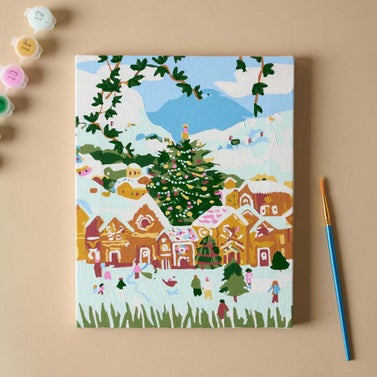 Magnolia Holiday Paint by Number Kit