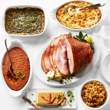 Williams Sonoma Complete Southern Thanksgiving Honey Glazed Ham