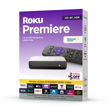 Roku Premiere 4K/HDR Streaming Media Player Wi-Fi
