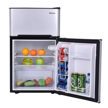 Costway Refrigerator Small Freezer Cooler Fridge