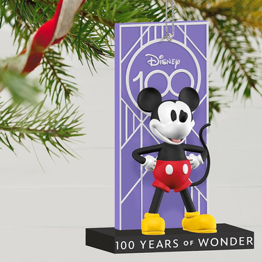 Hallmark Keepsake Christmas Ornament 2023: Disney 100 Years of Wonder Mickey Mouse