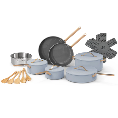Beautiful 20pc Ceramic Non-Stick Cookware Set