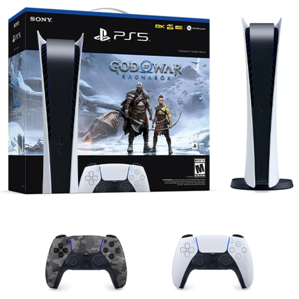 Sony PS5 PlayStation Console+God Of War Ragnarok | Standard Edition | PS5  Game (PlayStation 5)