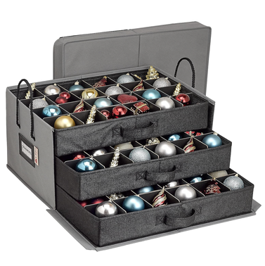 Holdn' Storage Christmas Ornament Storage Container Box
