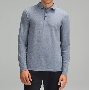 Evolution Long-Sleeve Polo Shirt Pique