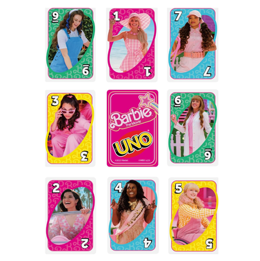 Mattel Games UNO Barbie The Movie Card Game