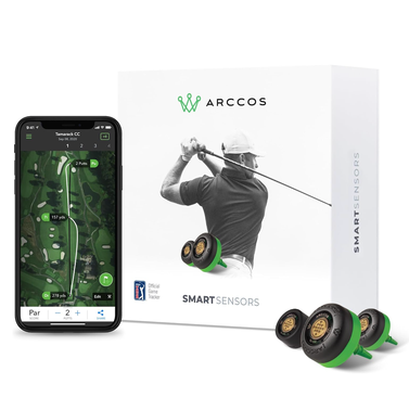 Arccos On Course Tracking System With A.I. Powered GPS Rangefinder
