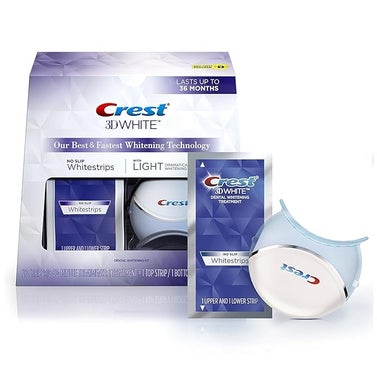 Crest 3D Whitestrips with Light, 20 Strips