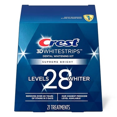 Crest 3D Whitestrips Supreme Flexfit, 42 Strips