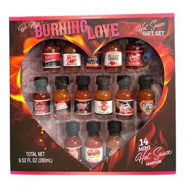 The Modern Gourmet: Burning Love Hot Sauce Gift Set