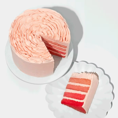 Martha Stewart Strawberry Ombre Cake