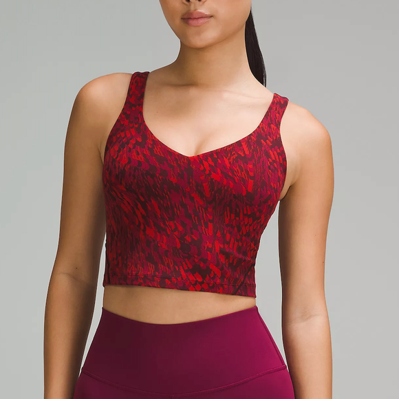 Lululemon All Yours Cropped Crew *Lunar New Year - Love Red - lulu fanatics