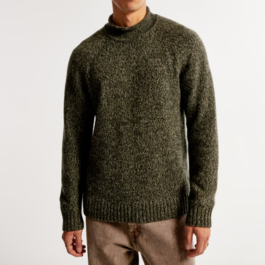 Marled Roll Neck Sweater