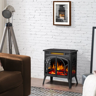 R.W.FLAME Electric Fireplace Stove With Remote Control