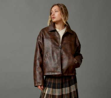 Urban Outfitters BDG Sasha Faux Leather Car Jacket