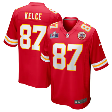 Travis Kelce Kansas City Chiefs Nike Super Bowl LVIII Game Jersey