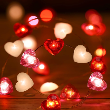 Hiboom Heart-Shaped Fairy String Lights