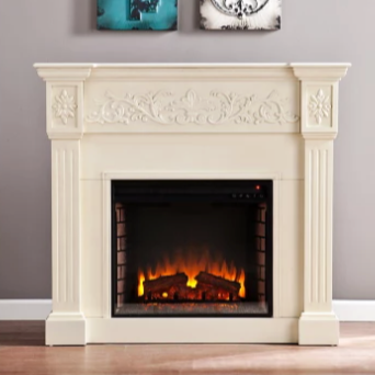 Holt Calvert Carved Electric Fireplace