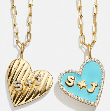 Heart 18K Gold Custom Reversible Necklace