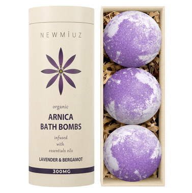 Arnica Infused Lavender & Bergamot Bubble Bath Bombs 