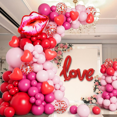Dbkl 138-Piece Valentine's Day Balloon Garland Arch Kit