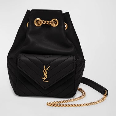 Saint Laurent Joe Mini YSL Bucket Bag with Adjustable Strap