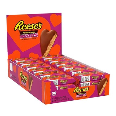Reese's Milk Chocolate Peanut Butter Hearts, 36 Count