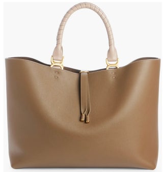 Chloe Large Marcie Grained Calfskin Leather Tote