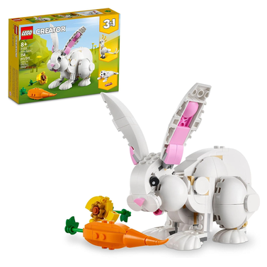 LEGO Creator 3-in-1 White Rabbit Animal Toy Building Set