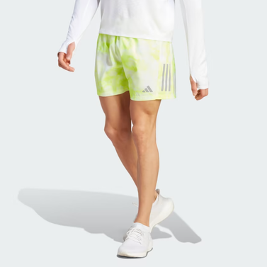 adidas Own the Run Allover Print Shorts